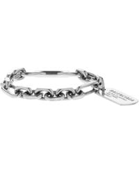 Balenciaga - Tags Carabiner Bracelet - Lyst