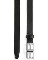 Balenciaga - Bb Hourglass Schmaler Gürtel - Lyst
