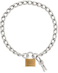Balenciaga - Locker Necklace - Lyst