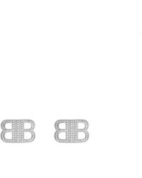 Balenciaga - Pendientes xs bb 2.0 - Lyst