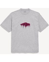 Balenciaga - Wet Brush Medium Fit T-Shirt - Lyst