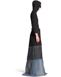 Balenciaga - Maxi Layered Cargo Skirt - Lyst