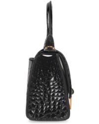 Balenciaga - Hourglass Xs Handbag Crocodile Embossed - Lyst