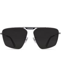 Balenciaga - Tag 2.0 Navigator Sunglasses - Lyst