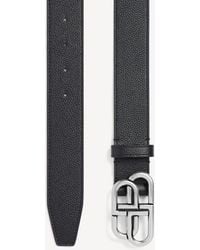 Balenciaga - Cinturón Ancho Bb - Lyst