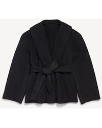 Balenciaga - Short Wrap Coat - Lyst