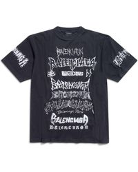 Balenciaga - Diy metal t-shirt large fit - Lyst