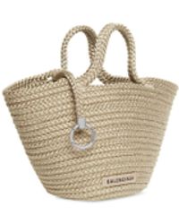 Balenciaga - Ibiza Small Basket With Strap - Lyst