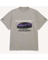 Balenciaga - I Automobili Lamborghini Oversized T-Shirt - Lyst