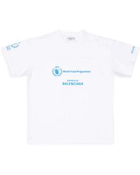 Balenciaga - Camiseta wfp medium fit - Lyst