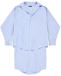 Balenciaga - Bb Classic Layered Shirtdress - Lyst