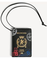 Balenciaga - Passport Card Holder Charm - Lyst