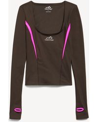 Balenciaga - Techwear Fitted Long Sleeve Top - Lyst