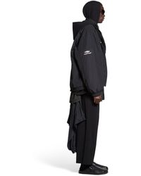 Balenciaga - 3b Sports Icon Layered Tracksuit Jacket - Lyst