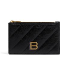 Balenciaga - Crush Long Coin And Card Holder Quilted - Lyst