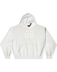 Balenciaga - Crypto hoodie medium fit - Lyst