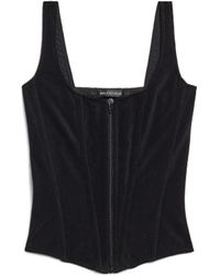 Balenciaga - Stretch Corset Top - Lyst