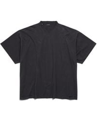 Balenciaga - Blackletter Script Oversized-T-Shirt - Lyst
