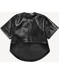 Balenciaga - Train Cropped T-Shirt - Lyst
