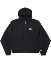 Balenciaga - 3B Sports Icon Zip-Up Hoodie - Lyst