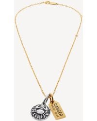 Balenciaga - Horoscope Cancer Necklace - Lyst