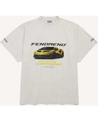 Balenciaga - I Automobili Lamborghini Oversized T-Shirt - Lyst
