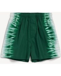 Balenciaga - Extreme Tie Dye Relaxed Fit Shorts - Lyst