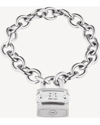 Balenciaga - Bb Padlock Bracelet - Lyst