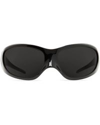Balenciaga - Skin Xxl Cat Sunglasses - Lyst