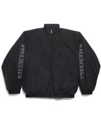 Balenciaga - Giacca tracksuit stencil type - Lyst
