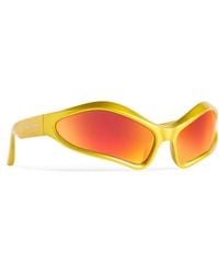 Balenciaga - Fennec Oval Sunglasses - Lyst