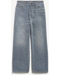 Balenciaga - Denim Stitch baggy Jeans - Lyst