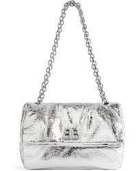 Balenciaga - Monaco Small Chain Bag Metallized - Lyst