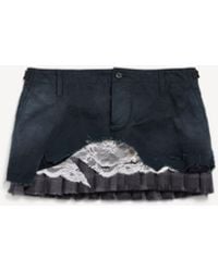 Balenciaga - Patched Cargo Skirt - Lyst