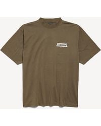 Balenciaga - Masking Tape T-Shirt Medium Fit - Lyst