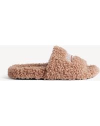 Balenciaga - Furry Open Mule - Lyst
