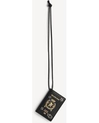Balenciaga - Passport Card Holder Keyring - Lyst