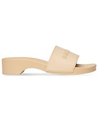 balenciaga clog pool slides