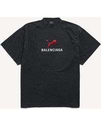 Balenciaga - Puma Oversized T-Shirt - Lyst