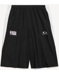 Balenciaga - Nba Collaboration Tracksuit Shorts - Lyst