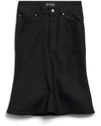 Balenciaga - Godet Midi Skirt - Lyst