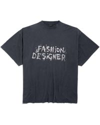 Balenciaga - Fashion Designer Oversized T-Shirt, 100% Cotton - Lyst