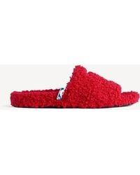 Balenciaga - Nba Collaboration Furry Open Mule - Lyst