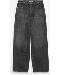 Balenciaga - Pleated Baggy Jeans - Lyst