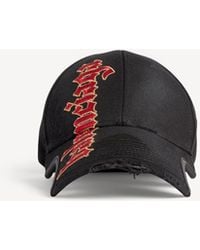 Balenciaga - Gothic Placement No Closure Cap - Lyst