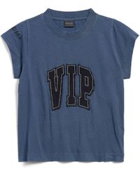 Balenciaga - Camiseta Shrunk Vip Team Logo - Lyst