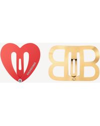 Balenciaga - Bazaar Love Bb Snap Clip Set - Lyst