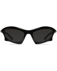 Balenciaga - Bat rectangle sonnenbrille - Lyst