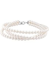 Balenciaga - Pearl 3-row Choker - Lyst