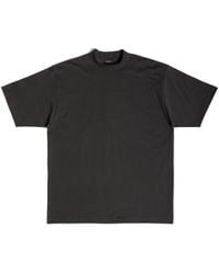 Balenciaga - Camiseta bb paris strass medium fit - Lyst